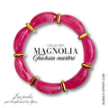 KIT bracelet collection MAGNOLIA - Fuchsia marbré