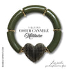 CŒURS CANNELÉS Bracelet Militaire