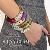 SHINY GLAM bracelet Blue