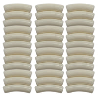 TINY tube incurvé Ivoire 5MM