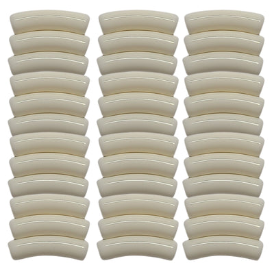 TINY tube incurvé Ivoire 5MM