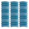 51 - TINY tube incurvé Bleu nuage marbré 5MM