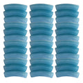51 - TINY tube incurvé Bleu nuage marbré 5MM