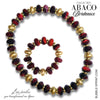 ABACO Collier & bracelet Bordeaux
