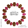 ABACUS Bracelet Mordoré Rose