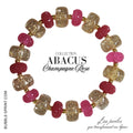 ABACUS Bracelet Champagne Rose