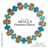 ABACUS Bracelet Champagne Turquoise