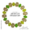 ABACUS Bracelet Champagne Vert