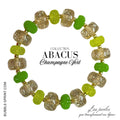 ABACUS Bracelet Champagne Vert