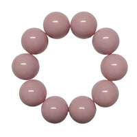 1 - Boules acryliques brillantes Marshmallow 20MM