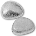 Perles Galets brossées en CCB, Réf CCB77A - Argent 27MM
