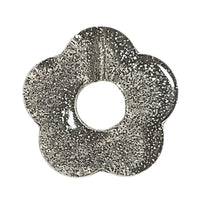 83- Fleur Capucine Glitter argent