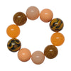 52 - Boules acryliques brillantes Orange 20MM