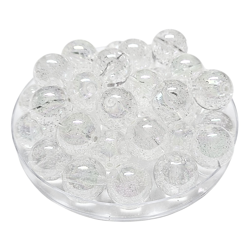 207 - Boules acryliques brillantes Bulles d'eau 16MM