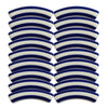 453 - Tubes incurvés DESIGN - Motif Rayures 8MM - Bleu