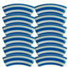 458 - Tubes incurvés DESIGN - Motif Rayures 12MM - Caraïbes