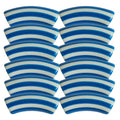 458 - Tubes incurvés DESIGN - Motif Rayures 12MM - Caraïbes