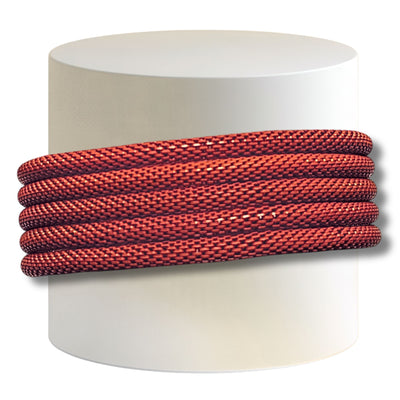 12- Bracelet élastique cotte de mailles - Brique Mat