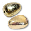 Perles Galets brossées en CCB, Réf CCB76D - Doré 26MM