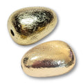 Perles Galets brossées en CCB, Réf CCB76D - Doré 26MM