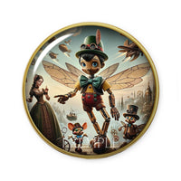 Cabochons en verre Pinocchio-Réf CAB16