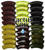 Camaieu 27- Lot mixte tubes incurvés Cactus 12MM