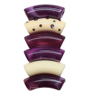 Camaieu 218- Lot mixte de 6 tubes incurvés 12MM