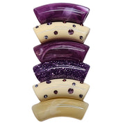 Camaieu 219- Lot mixte de 6 tubes incurvés 12MM