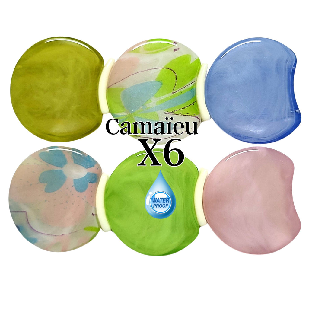 Camaieu MOON18- Lot mixte de 6 palets Lune & 6 séparateurs