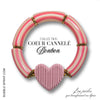 CŒURS CANNELÉS Bracelet Bonbon