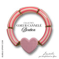 CŒURS CANNELÉS Bracelet Bonbon