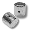 Perles Cylindres brossées en CCB, Réf CCB73A - Argent