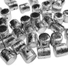 Perles Cylindres brossées en CCB, Réf CCB73A - Argent