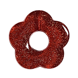 87- Fleur Capucine Glitter cerise