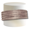 5- Bracelet élastique cotte de mailles - Champagne Brillant