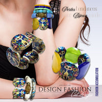 MOON 1053- Palet lune incurvé DESIGN - Motif Chats