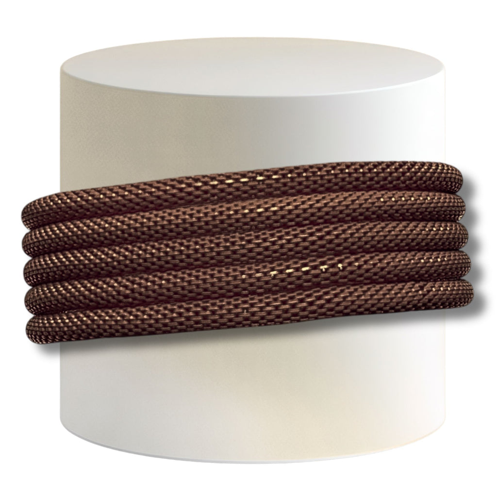 23- Bracelet élastique cotte de mailles - Chocolat Mat