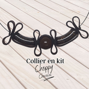 KIT collier collection Choppy - Chocolat