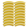 450 - Tubes incurvés DESIGN - Motif Rayures 8MM - Citron