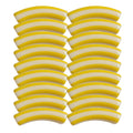 450 - Tubes incurvés DESIGN - Motif Rayures 8MM - Citron