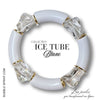 ICE TUBE Bracelet Blanc