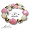 KIT collier collection GALETIKA - Rose clair