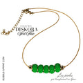 DISKORA collier Vert Fluo