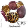 KIT bracelet collection MOON - Léopard Purple