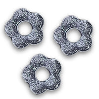 103- Fleur BABY glitter denim - 20mm