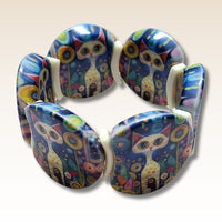 MOON 1053- Palet lune incurvé DESIGN - Motif Chats