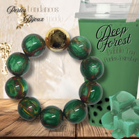 225 - Boules acryliques Deep Forest 20MM