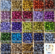 Implantation 720 perles - Glitters - Perles Polaris rondes 10mm