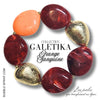 KIT bracelet collection GALETIKA - Orange Sanguine