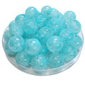 332 - Boules acryliques Turquoise 16MM